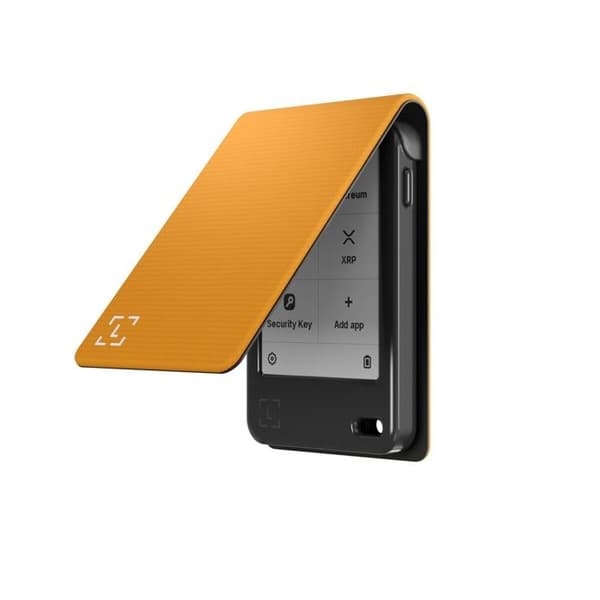 Kryptovaluta plånbok Ledger Magnetic Folio för Nano Gen5 - Orange BTC