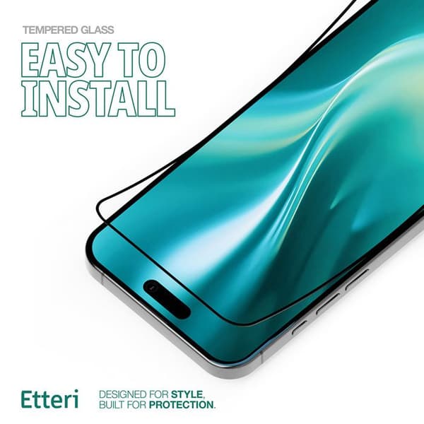 9D Etteri härdat glas för iPhone 12 / 12 Pro