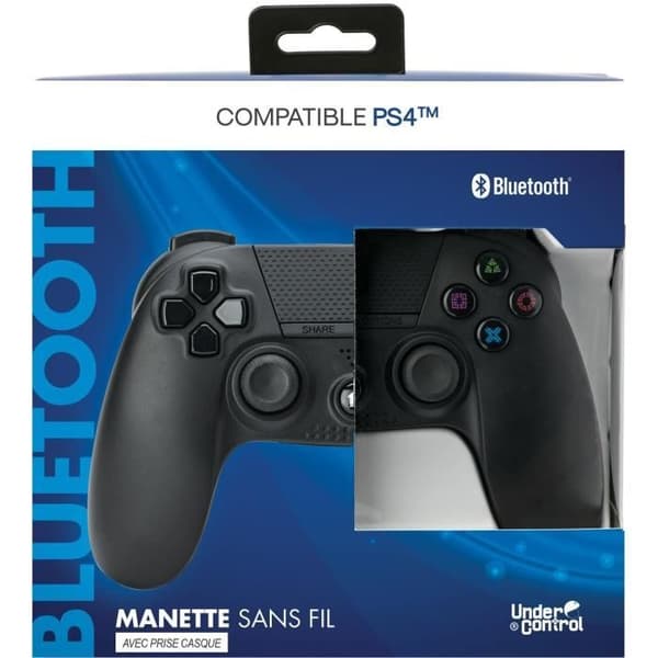 Spelkontroll - UNDER CONTROL - UNDER CONTROL - Svart - Bluetooth - Kompatibel med PS4