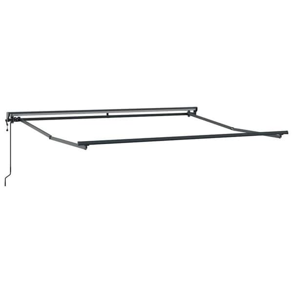 Fällbar markisram - vidaXL - Antracit - Pulverlackerad stål - 350x250 cm - Fällbar