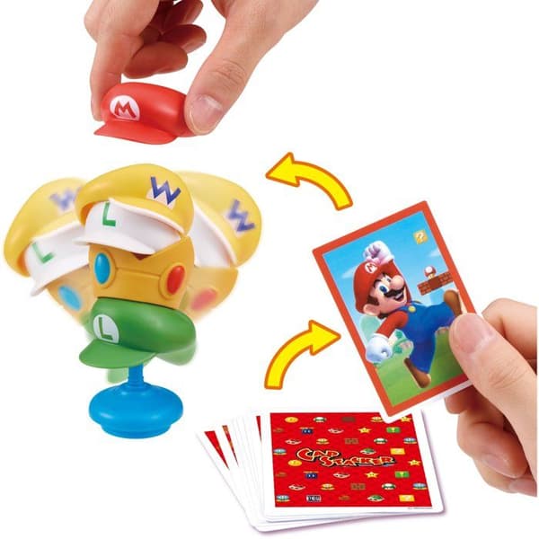 Super Mario Cap Stacker - Balansspel - EPOCH GAMES - Stapling - Färdighets spel