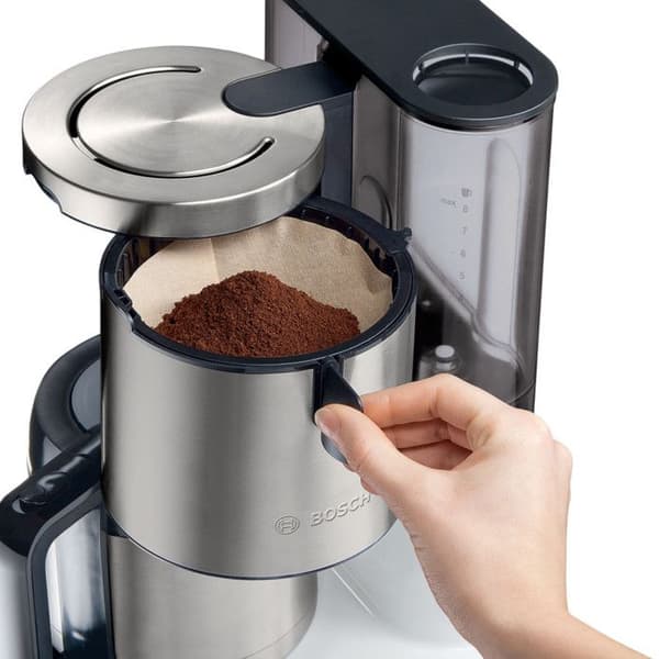 Kaffebryggare - Bosch - TKA8A681 - Rostfritt stål - 8 koppar - Termosäker kanna