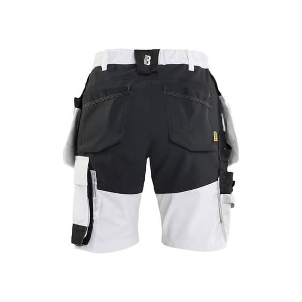Kvinnlig målarshorts Blaklader - vit/svart