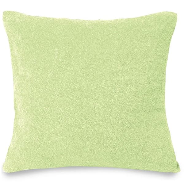 Kuddeöverdrag - Bomull - 40x40 cm - Frotté - Enfärgad - Dragkedja