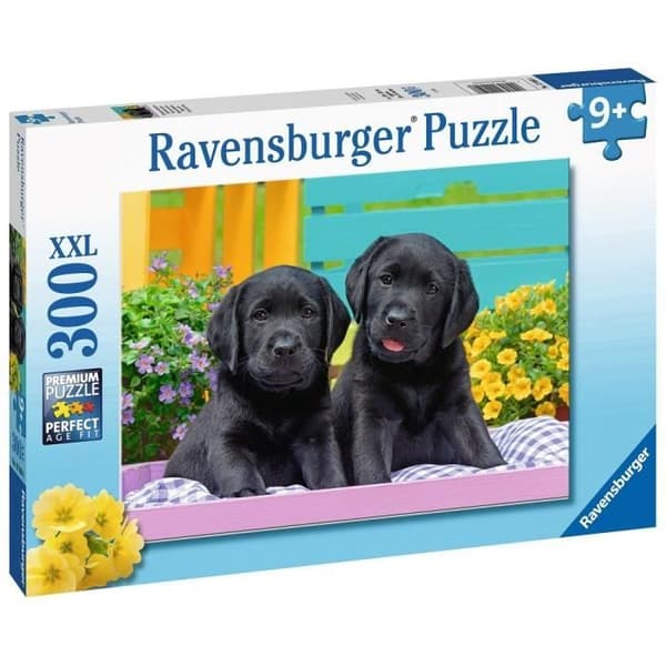 300 bitars pussel XXL Black Labradors - Ravensburger