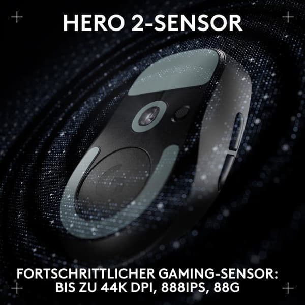 Mus - PRO X - SUPERLIGHT 2 - Ultralätt - Trådlös - Hög precision