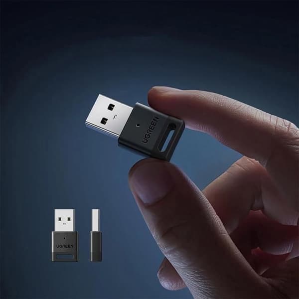 USB-A Bluetooth-adapter - UGREEN - CM591 - Bluetooth 5.3 - Kompatibel med Windows och Mac - Kompakt