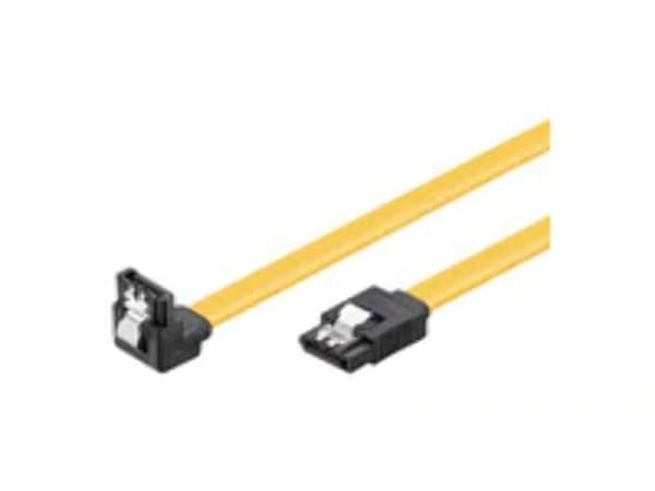SATA-kabel - MICROCONNECT - SAT15005A1C6 - 0,50M - Hane 90° - 6 Gbps