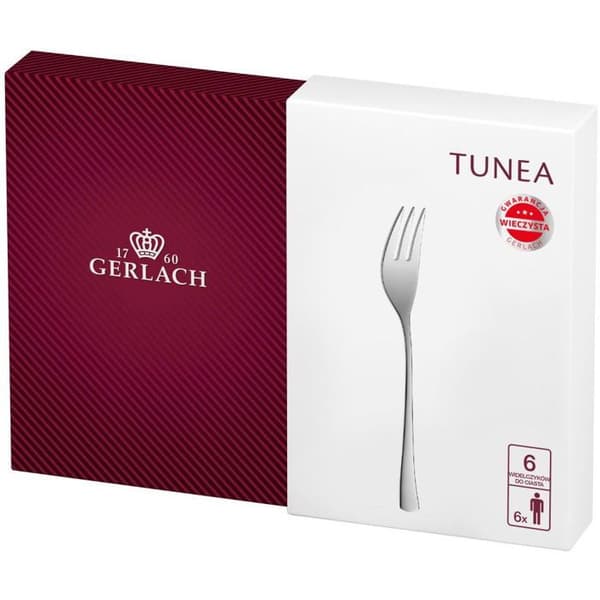 Gerlach TUNEA Set med dessertgaflar 6 st