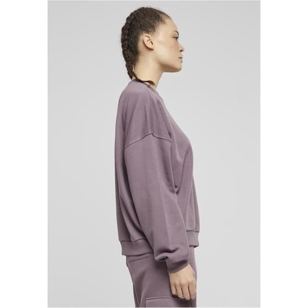 Oversize rundhalsad tröja för kvinnor Urban Classics Light Terry
