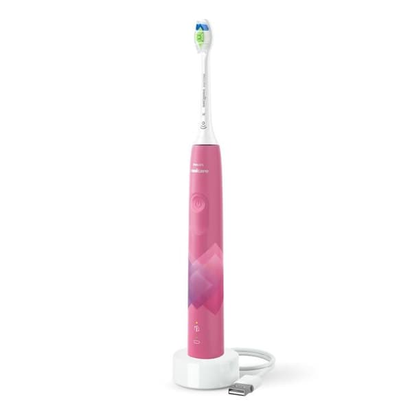 Elektrisk tandborste - Philips - Sonicare 4100 - Rosa - 2 lägen - Trycksensor