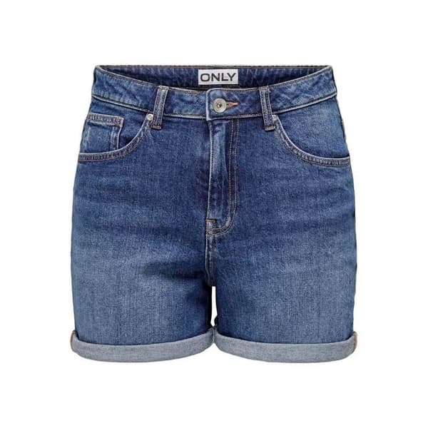 Jeansshorts dam Only Josephine - medelblå denim