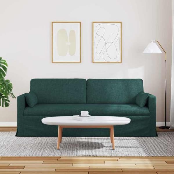 Soffa - VIDAXL - 180 cm - Mörkgrön - Metallstruktur - Ergonomisk modulär
