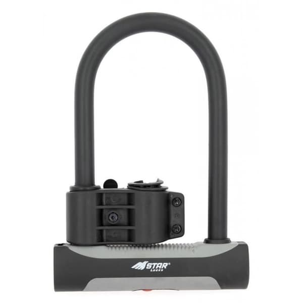 Cykellås U + fäste - Star Locks