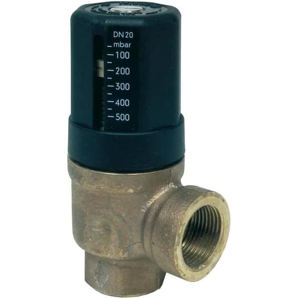Professionell tryckventil - BPV 34 - PN-10 - Max. temp. 100°C - Svart