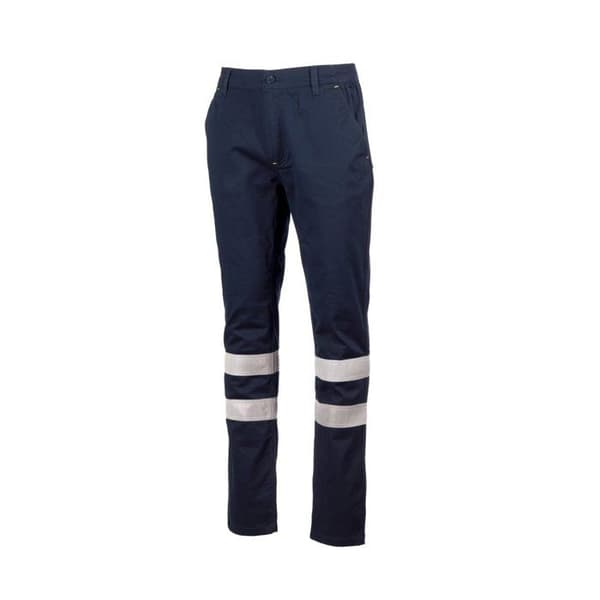 Payper Wear Engine Stretch Reflex arbetsbyxor - marinblå