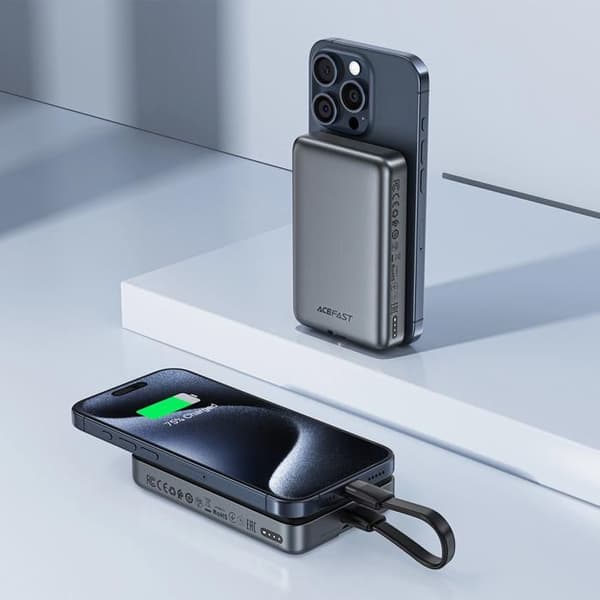 Extern batteri - ACEFAST - M10 - Magnetisk - 2x USB-C PD 30W - 10 000 mAh