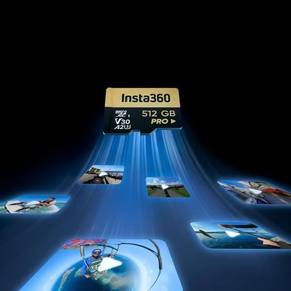 Minneskort microSD - INSTA360 - microSDXC 512 Go - V30 - A2 - 90 Mo/s
