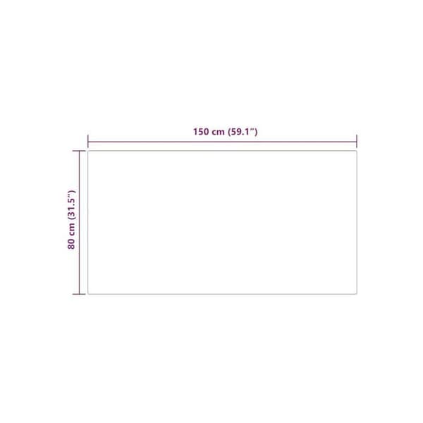 Faux fårskinnsmatta - vidaXL - 80x150 cm - Vit - Polyester - Rektangulär - Supermjukt - Hållbart