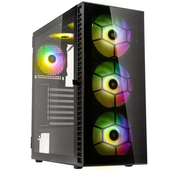 PC-chassi - KOLINK - OBSERVATORY HF GB - Midi Tower - Glaspaneler - Svart