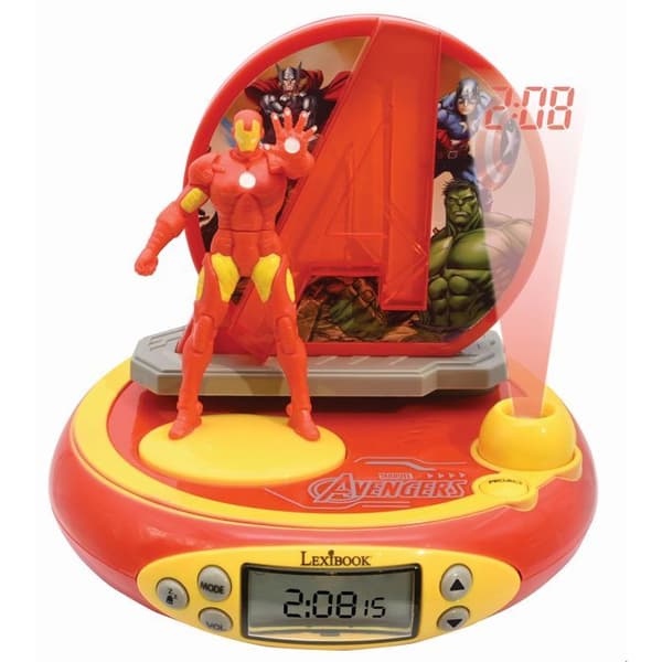 Avengers väckarklocka med Iron Man i 3D