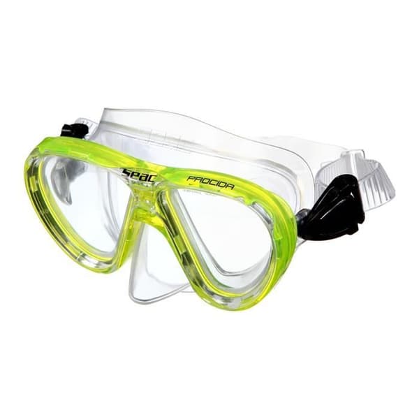 SEAC Procida Silter Clear Dykmask - Junior/Barn - Gul