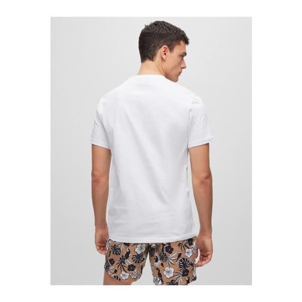 T-shirt MC-logotyp i bomull - Hugo Boss.