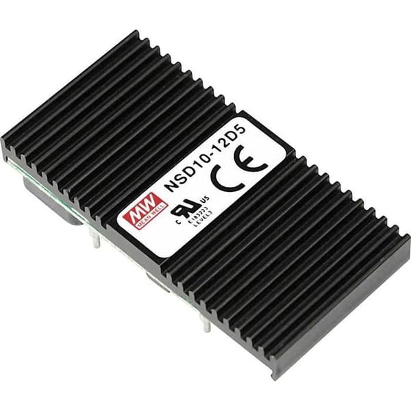 DC/DC-omvandlare MW Mean Well NSD10-12S5 +5 V/DC 2000 mA