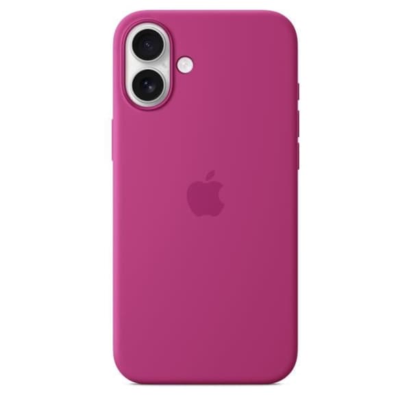 APPLE iPhone 16 Plus - Silikonskal med MagSafe - Fuchsia