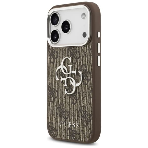 Coque Guess Hardcase Big 4G Logo Classic Logo för iPhone 17 Pro - Brun