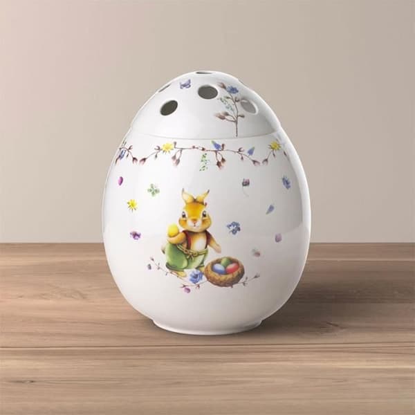 Blomvas - VILLEROY & BOCH - Vårfantasi - Äggform - Porslin - 2800 ml