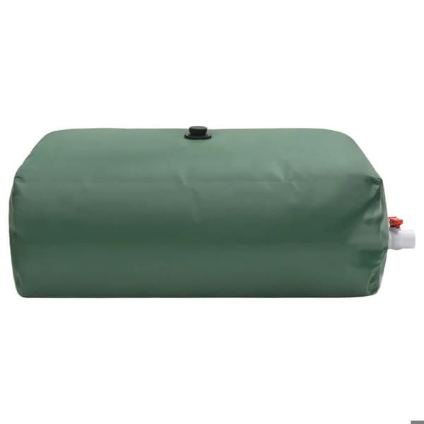 Vattentank - vidaXL - 2100 L - PVC - Fällbar - Med kran
