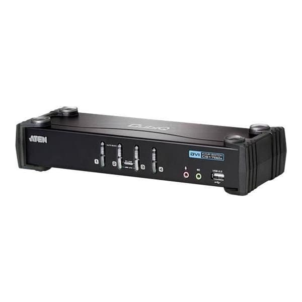 ATEN CS1764A - KVM DVI+USB+AUD 4-PORTAR