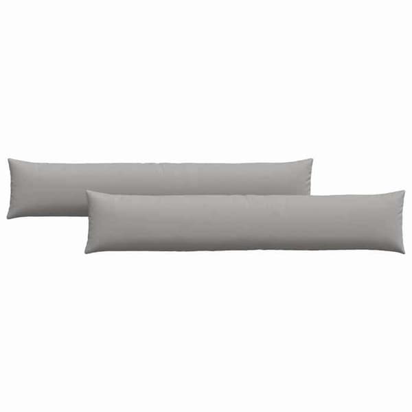 vidaXL Soffkuddar 2 st Grå moln 200 x 40 cm tyg 42013881