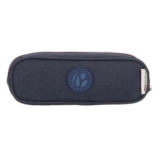 Pennfodral - PEPE JEANS - Aidan - Polyester - 22 x 7 x 3 cm - Blå