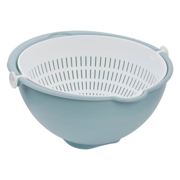 Passoire - keeeper - Stella - 2 i 1 - Diskmaskin säker - Nordic Blue