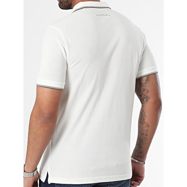 Kortärmad polo - Teddy Smith - Pasian 2 mc - Vit - 100% bomull - Regular fit