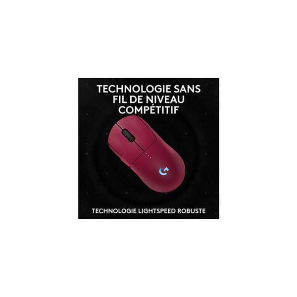 Logitech G PRO 2 Lightspeed trådlös spelmus Rosa