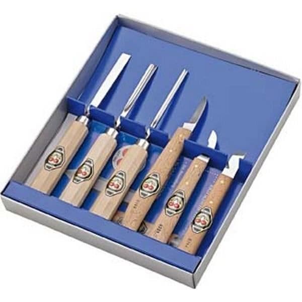 Set med 6 st mejselknivar nr 3406 SB