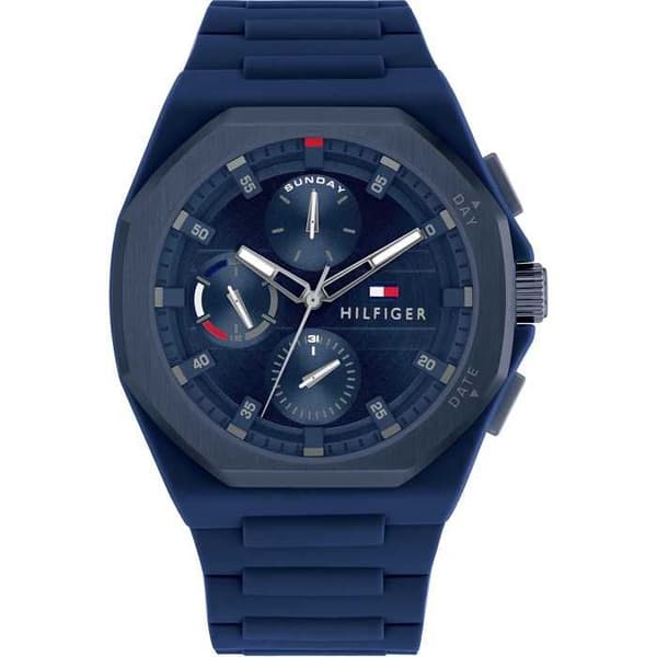 Klocka - Stål, Blå Silikon - Tommy Hilfiger - 1792122