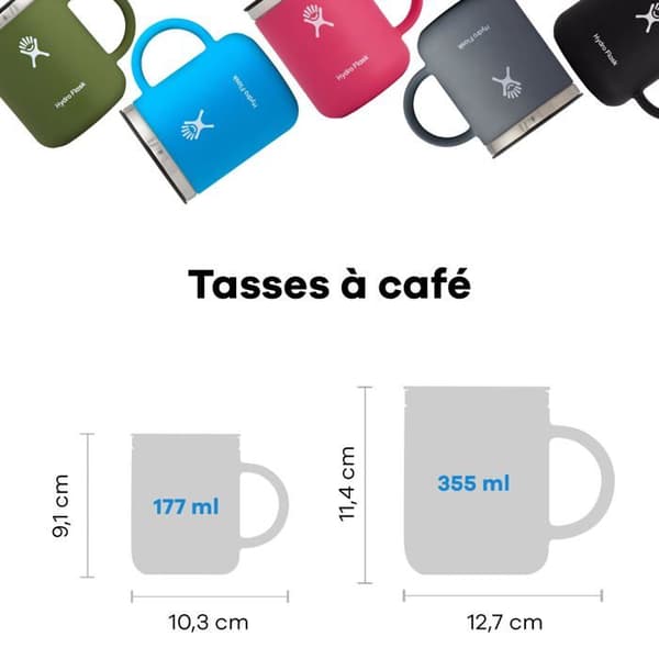 Mugg - HYDRO FLASK - M12CP464 - Inox - 335,66g - Diskmaskinssäker