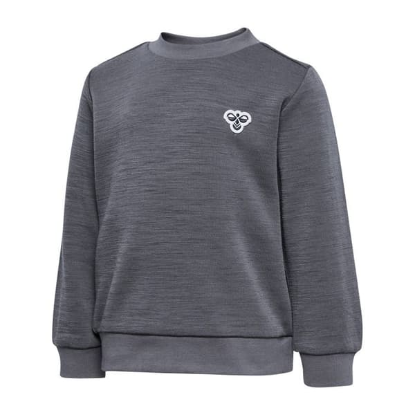 Hummel Mini Bee barntröja i ull - mörkgrå melange