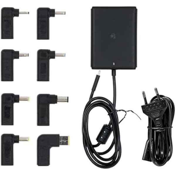 Adaptör för Bärbar Dator - NEDIS - 100 W - USB-C - 8 spetsar - GaN
