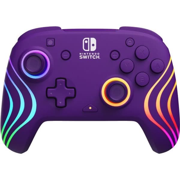 Trådlös handkontroll för Nintendo Switch - PDP - Afterglow Wave - Lila