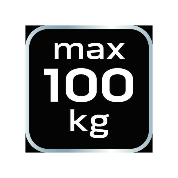 Fönsterkåpa i aluminium, dubbel, 100 kg