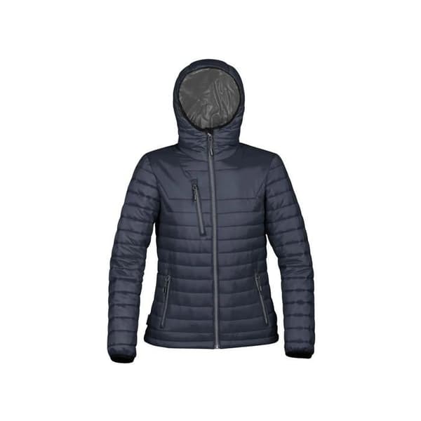 Doudoune med huva dam Stormtech Gravity Thermal - marin/grå