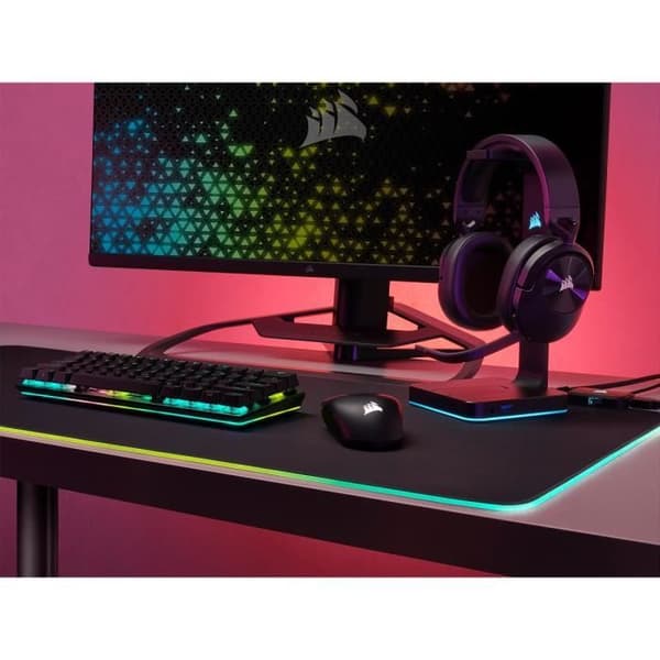 Corsair PC-headset HS55 Wireless Carbon trådlöst spelheadset, PC och PS5.