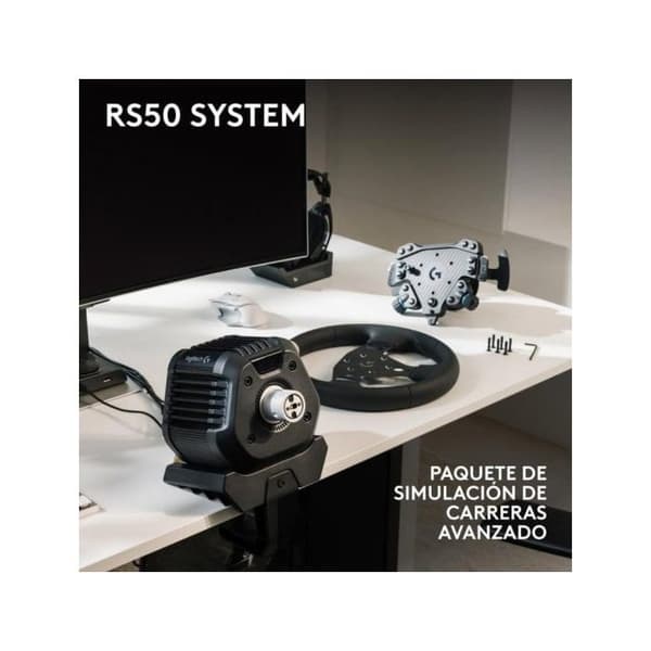 Logitech G RS50 Simulator Wheel System 8 N·m PC/PS5/PS4 läder USB trådad 13 knappar