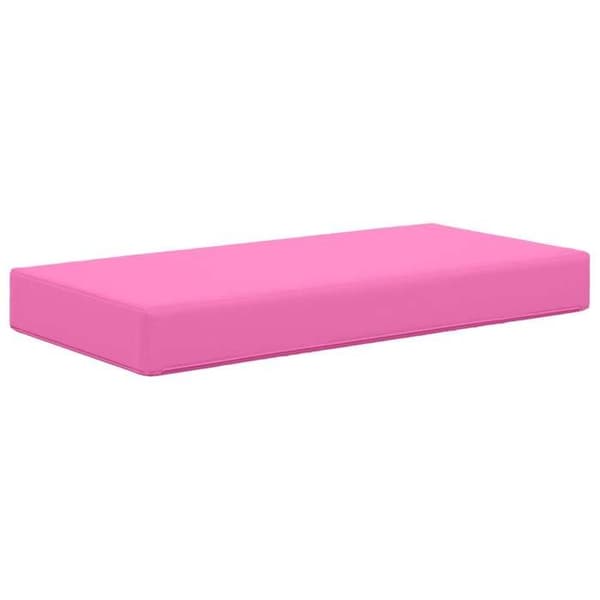 vidaXL Sittkudde Rosa 80 x 40 x 8 cm 100 % polyester 900963