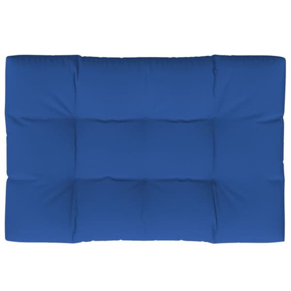 Royalblå pallkudde 120x80x12 cm tyg